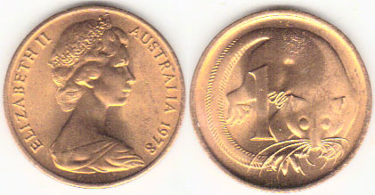 1978 Australia 1 Cent A005259